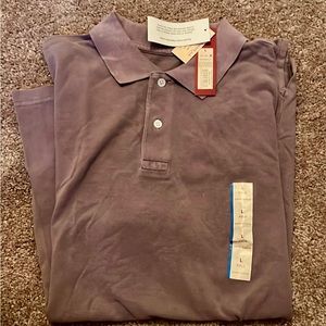 Merona Large Mens light purple/gray polo
